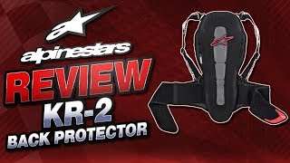 Alpinestars Nucleon KR2 Back Protector Review from Sportbiketrackgearcom [upl. by Nawor564]