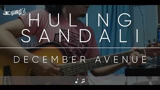 December Avenue  Huling Sandali Guitar Chords  With Drum Track [upl. by Hare]