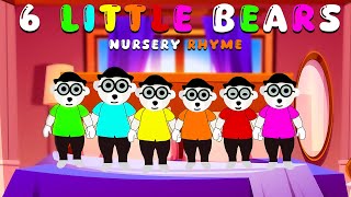 6 Little Bears Nursery Rhyme by MsBoo  New Nursery Rhymes amp Simple Songs MsBoonana [upl. by Akirdnwahs]