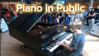 How to play piano in public  Piano in a Shopping Mall [upl. by Braun544]