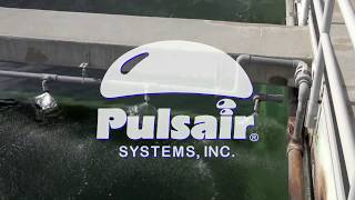 Pulsair Systems Large Bubble Compressed Air Mixing  City of Davis CA [upl. by Suiravad]