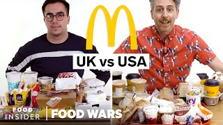 US vs UK McDonalds  Food Wars [upl. by Celia31]