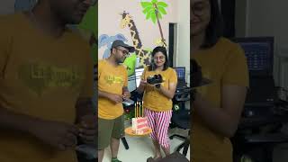 Surprised my GF newtsp on her Birthday with a Cake shorts ytshorts newtspkaruppuvella [upl. by Desiree]