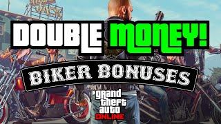 GTA 5  Event Week Preview  DOUBLE MONEY Biker Bonuses  INSANE Vehicle Discounts amp More [upl. by Eelyak76]