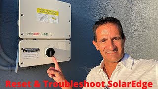 How to Reset amp Troubleshoot the SolarEdge Solar Inverter How To Reset amp Fix Solar Edge Inverter [upl. by Lucienne861]