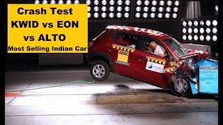 Crash ALTO vs KWID vs EON Test Safety Raing  Most Selling cars in India [upl. by Chellman]