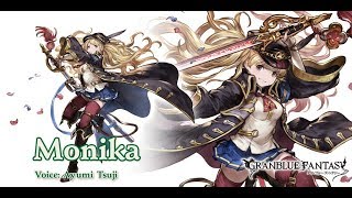 SSR Monika Character Showcase Granblue Fantasy [upl. by Leyla]