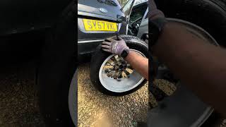 Cleaning properly alloy wheel R18 diycarmaintenance automobile diycarrepair carcleaning [upl. by Elocan]