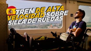 ðŸš„ðŸ’¨ ASÃ SE VIAJA en un TREN ACCESIBLE â™¿ï¸ 217 kmh de Valencia a Barcelona ðŸ˜Ž [upl. by Nosemyaj]