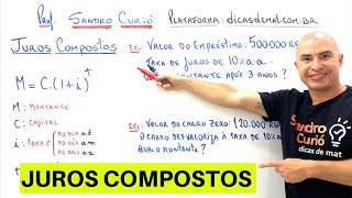 APRENDA JUROS COMPOSTOS EM 8 MINUTOS [upl. by Seitz]