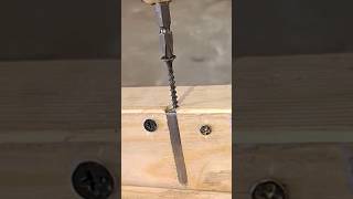 Fix Wood Screw Hole Too Large howto diy tutorial shorts tips tricks [upl. by Joice]