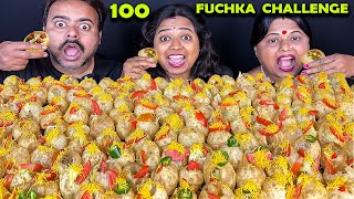 100 SPICY PANIPURI CHALLENGE IN JUST 5 MINS PANIPURI EATINGGOLGAPPA EATINGFUCHKA EATING CHALLENGE [upl. by Arim143]