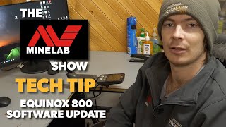 How to Update the Minelab EQUINOX 800 Metal Detector [upl. by Blackman481]