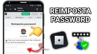 Come RESETTARE la PASSWORD dimenticata di Roblox aggiornata al 2024 [upl. by Amir]