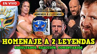 EN VIVO  CMLL HOMENAJE A 2 LEYENDAS  Resultados reacción comentarios y más [upl. by Aronoel]