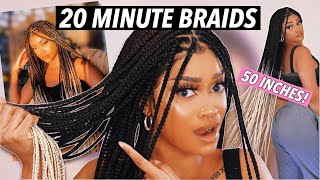 I Tried A Braided Wig from Amazon Shocking  Bri Hall [upl. by Travis]