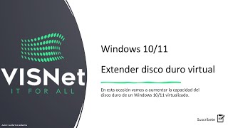 Windows  Extender Disco Duro Virtual [upl. by Acessej]