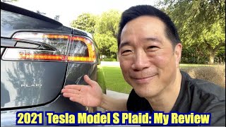 2021 Tesla Model S Plaid  My Review [upl. by Ainslie]