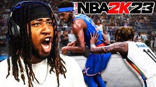 NBA 2K23 MyCAREER  FREDDY BANKS GOT INTO A FIGHT ON THE COURT [upl. by Ode]