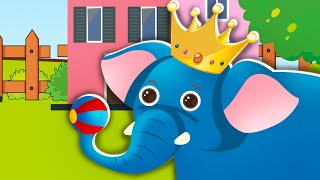 Hathi Raja ek mota hathi and chidiya rani  एक मोटा हाथी  Hindi Nursery Rhymes for Kids [upl. by Arodnap463]