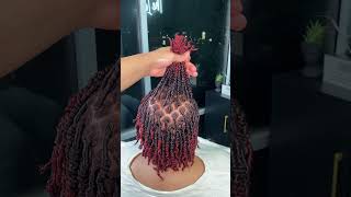 Two strand twist starter Locs  Medium  108 locs viral locs [upl. by Imefulo]