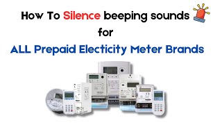 How to silence Alarm Meter Sounds For All Prepaid Electricity Meter brands 2024 Guide [upl. by Bolte]