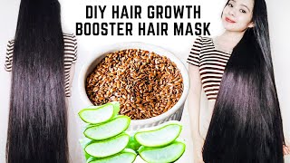 DIY FLAXSEED GEL amp ALOE VERA GEL HAIR GROWTH BOOSTER amp PREVENT HAIR FALL Beautyklove [upl. by Llenet790]