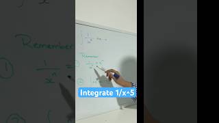 Integral when x has a power in the denominator math integral calculus [upl. by Serica]