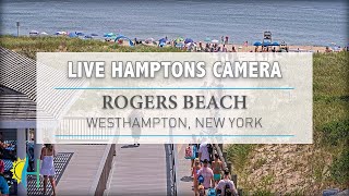 Hamptonscom  LIVE Rogers Beach Westhampton New York [upl. by Oker]