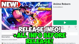 All Info About Anime Reborn Before Release Release Theory Speculation [upl. by Fernande]