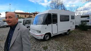 Motorhome solo 533 metri un monolocale portatile ovunque Ducato 25 Td servosterzo [upl. by Alya]