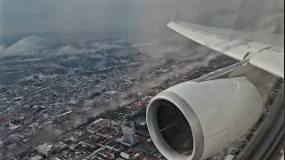 Iberia A330200 Bumpy Approach amp Landing Guatemala City [upl. by Ettennyl550]