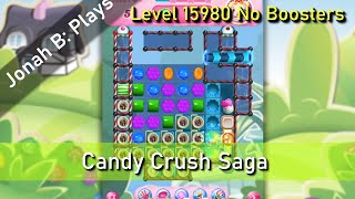 Candy Crush Saga Level 15980 No Boosters [upl. by Chansoo]