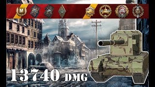 World of Tanks  FV4005  13740 Dmg [upl. by Wil578]