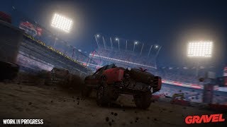 Gravel Gameplay  Stadium Night [upl. by Enelrihs]