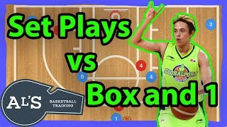 Set Basketball Plays vs Box and 1 Zone Defense [upl. by Lyrrad713]