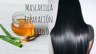 Tratamiento casero para cabello seco y Maltratado🧡 Sabila y Miel Luisana Carrero [upl. by Nagaer]