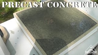 Making a Precast Concrete Sample  Part 1  Forming Mixing and Pouring Concrete [upl. by Pincince]