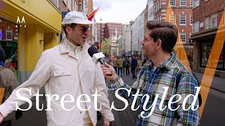 Best Mens Fashion in London  Street Styled [upl. by Lucilia]