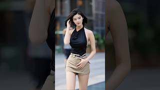 Beautiful girl street fashion style music youtubeshorts beautiful love [upl. by Odom]