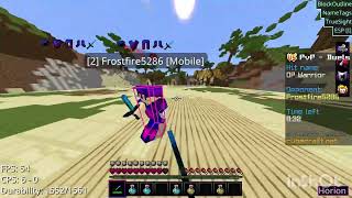 CUBECRAFT 1V1 Me vs Frosty fire 🔥FatehXGames minecraft cubecraft [upl. by Mirabelle]