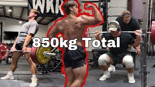 ROAD TO 850KG TOTAL A VERY IMPORTANT WEEK 3 [upl. by Nhguavaj727]