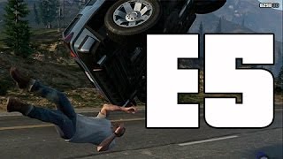 GTA V  Caidas del cielo a camara lenta  ESPECIAL COCHES 5 [upl. by Luaped269]