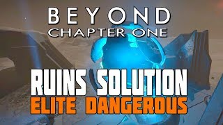 Elite Dangerous Beyond  How to Solve the New Guardian Ruins Puzzle [upl. by Liponis]