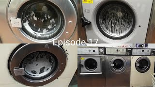 Laundromat day Episode 17 Wascomat Junior W75 amp W74 Hot wash Race Cycle Action Reupload [upl. by Gittle]