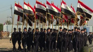 Iraqi forces hold military parade one year after IS defeat [upl. by Yahc258]