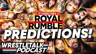 WWE Royal Rumble 2024 Predictions  WrestleTalk Podcast [upl. by Oninrutas]