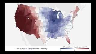 2014 National Temperature Recap [upl. by Mackey249]