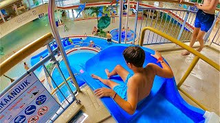 Free fall Water Slide at Tikibad Duinrell [upl. by Aneert]