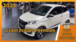 2023 Aixam eCoupe Premium Interior and Exterior Paris Motor Show 2022 [upl. by Marciano]